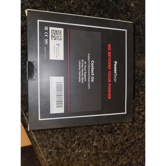 PowerBear HDMI Cable 10 Ft 4K UHD HDMI 2.0 Nylon Braid Cable & Gold Plated Tips - Picture 4 of 16